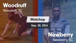 Matchup: Woodruff vs. Newberry  2016