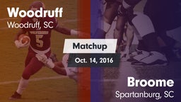 Matchup: Woodruff vs. Broome  2016