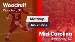 Matchup: Woodruff vs. Mid-Carolina  2016