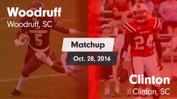 Matchup: Woodruff vs. Clinton  2016