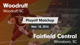 Matchup: Woodruff vs. Fairfield Central  2016