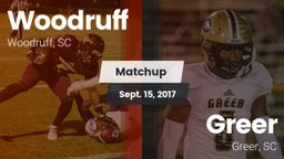 Matchup: Woodruff vs. Greer  2017