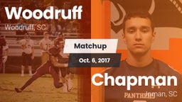 Matchup: Woodruff vs. Chapman  2017