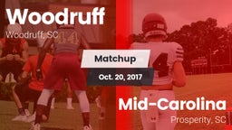 Matchup: Woodruff vs. Mid-Carolina  2017