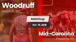 Matchup: Woodruff vs. Mid-Carolina  2018