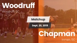 Matchup: Woodruff vs. Chapman  2019