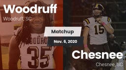 Matchup: Woodruff vs. Chesnee  2020