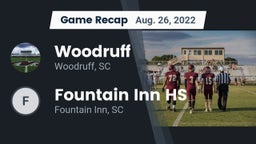 Recap: Woodruff  vs.  Fountain Inn HS 2022