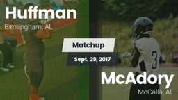 Matchup: Huffman vs. McAdory  2017