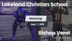 Matchup: Lakeland Christian vs. Bishop Verot  2018