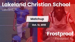Matchup: Lakeland Christian vs. Frostproof  2018