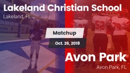 Matchup: Lakeland Christian vs. Avon Park  2018
