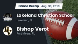 Recap: Lakeland Christian School vs. Bishop Verot  2019