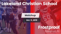 Matchup: Lakeland Christian vs. Frostproof  2019