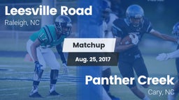 Matchup: Leesville Road vs. Panther Creek  2017