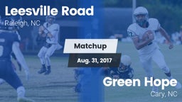 Matchup: Leesville Road vs. Green Hope  2017