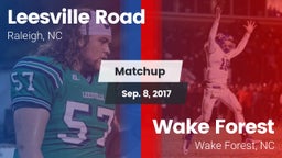 Matchup: Leesville Road vs. Wake Forest  2017