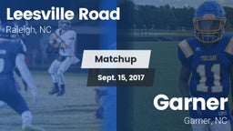 Matchup: Leesville Road vs. Garner  2017