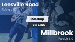 Matchup: Leesville Road vs. Millbrook  2017