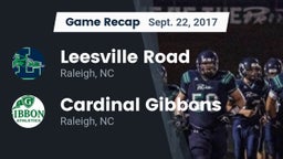 Recap: Leesville Road  vs. Cardinal Gibbons  2017