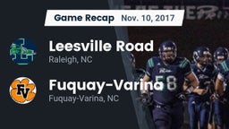 Recap: Leesville Road  vs. Fuquay-Varina  2017