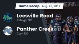 Recap: Leesville Road  vs. Panther Creek  2017