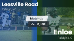 Matchup: Leesville Road vs. Enloe  2018