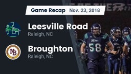 Recap: Leesville Road  vs. Broughton  2018