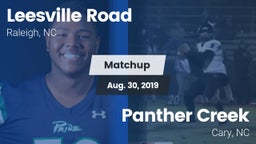 Matchup: Leesville Road vs. Panther Creek  2019