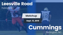 Matchup: Leesville Road vs. Cummings  2019