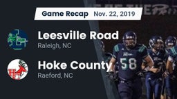 Recap: Leesville Road  vs. Hoke County  2019