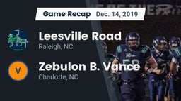 Recap: Leesville Road  vs. Zebulon B. Vance  2019
