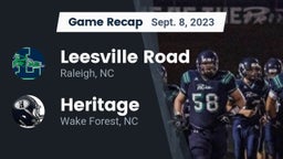 Recap: Leesville Road  vs. Heritage  2023
