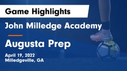 John Milledge Academy  vs Augusta Prep Game Highlights - April 19, 2022