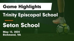 Trinity Episcopal School vs Seton School Game Highlights - May 13, 2024