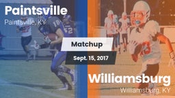 Matchup: Paintsville vs. Williamsburg   2017