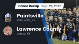 Recap: Paintsville  vs. Lawrence County  2017