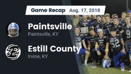 Recap: Paintsville  vs. Estill County  2018