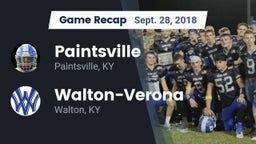 Recap: Paintsville  vs. Walton-Verona  2018