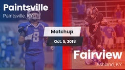 Matchup: Paintsville vs. Fairview  2018