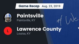 Recap: Paintsville  vs. Lawrence County  2019