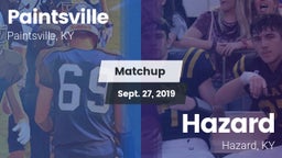 Matchup: Paintsville vs. Hazard  2019