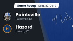 Recap: Paintsville  vs. Hazard  2019