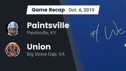 Recap: Paintsville  vs. Union  2019