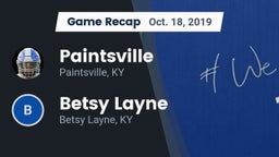 Recap: Paintsville  vs. Betsy Layne  2019