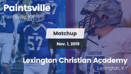 Matchup: Paintsville vs. Lexington Christian Academy 2019