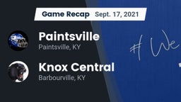 Recap: Paintsville  vs. Knox Central  2021
