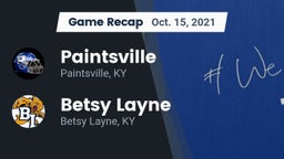 Recap: Paintsville  vs. Betsy Layne  2021