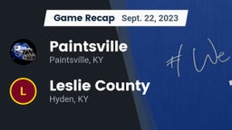 Recap: Paintsville  vs. Leslie County  2023