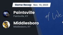 Recap: Paintsville  vs. Middlesboro  2023